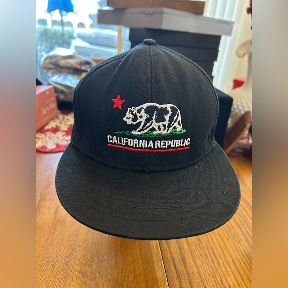 CA Republic Black SnapBack Cap, NWOT